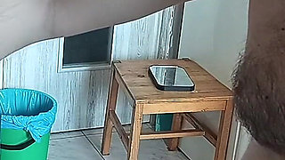 Crazy Couple Having Fun in the Kitchen