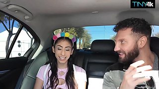 Sona bella hooks up with Big Cock on the rail home