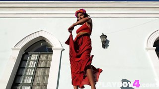 Bombastic Asian Angel Constance posing