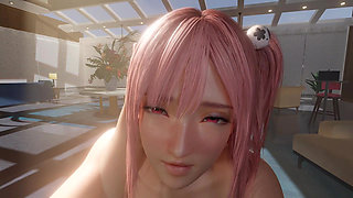Honoka's Service (dead or Alive Hentai (doa) Animation)