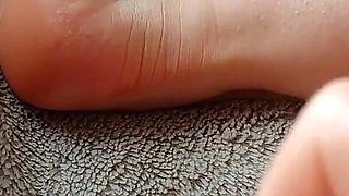4K Orgasm in White Lace Panties with Masturbation
