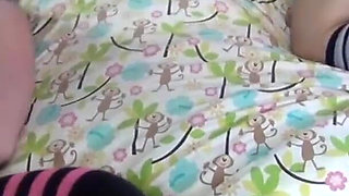 Young brunettes banged hard in interracial orgy