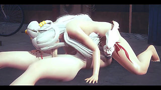 Genshin Impact Hentai - Ningguang 69 with Jean Futanari - Japanese Asian Manga Anime Game Porn