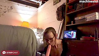 machineslut: Toys drive her crazy fucked and sucked to perfection - on Stripchat