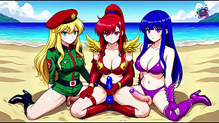 Hot Girlfriends on a Brazilian Beach