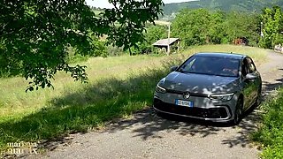 Big Ass Latina Mariana Martix Fucks Muscular Italian Man Outdoor - Rough Sex & Squirts