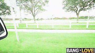 Blake Blossom Busty Blonde Bounces on Big Cock in Wild Bus Fuck