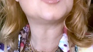 Great Big Boobs On Masturbating Redhead