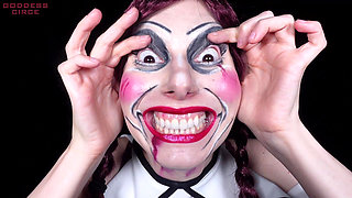 The Evil Doll Wants Your Fucking Load of Thick and Hot Cum - Creepy Crazy Face (video Request)
