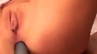 Anna Akinfeev fucks her pussy and anus alone with sex toys - Premium!