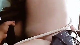 Nasty Getting Her Holes Fucked with Machine