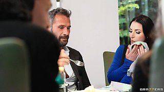 Dinner And A Side Of Dick With Manuel Ferrara, Angela White - Brazzers