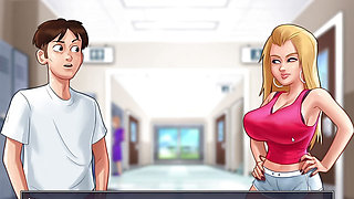 bhabi and dever make seen in summertime saga