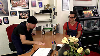 The Horny Blonde Fucked in the Toilet at the Job Interview