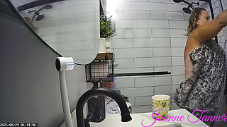 Mrs. Joanne Tanner a Real Public Schoolteacher Exposing Herself in the Shower August 25 2025
