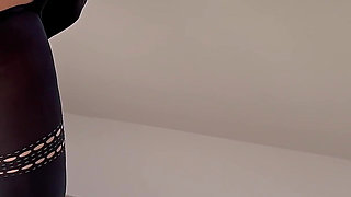 Boss Gives Standing Doggy Cumshot in Secretary Pantyhose - Business-bitch