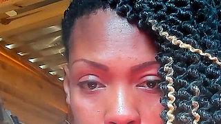 Ebony Big Ass in Panties Jiggling, Booty Shaking, Ass Clapping Real Close-up View...