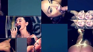 Big Tittied Blonde Goes To The Gloryhole To Slurp Cocks