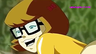 Velma & Shaggy Rough Anal Creampie - Cartoon Porn Parody