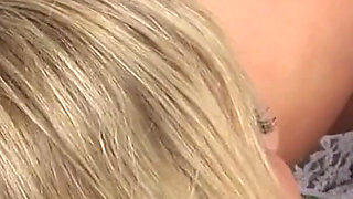 Sexy blonde takes it in the ass from the boss and horny saleswoman