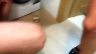 Amateur Polish Slave Fucked Hard In Toilet - Deep Throat & BDSM Homemade