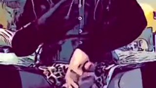 Little Black  White Dress coming off