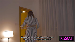 Stepmom and Stepsister Share Bed with Stepson - Will a Hotel Mix-Up Ignite a Taboo Threesome?!