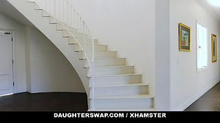 Daughters exchanging step dads for online porn flick