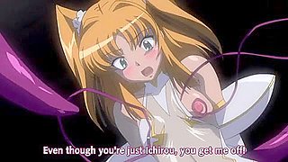 In order for the monster to enter the body and maintain it, the witch and the naughty tentacles are put in and out of all the holes and creampied