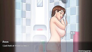 Summertime Saga Hot Milf Sex In Shower