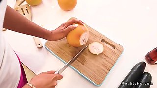 Threesome In The Kitchen