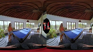 Topless Pool Persuasion - VRLatina
