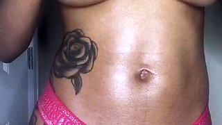 Big boobs milf masturbates with her dildo