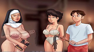 Step mom creates a cozy vibe in summertime saga