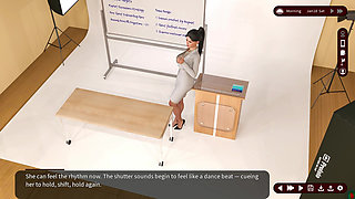 Whispers of Desire - V0.25 - Sarah poses boldly for Vincent's photoshoot - Demo