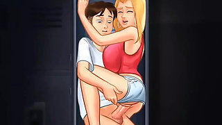 Milf Stepmom Fucks Stepson's big dick - Summertime Saga
