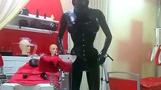 Kylies Latex Webcam Show BDSM Fun im Studio