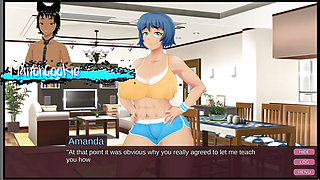 Milfs - Exercising with Amanda and getting my dick jerked off