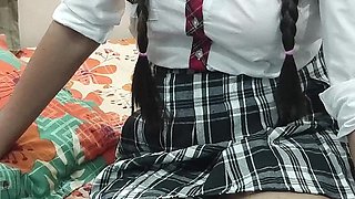 School Girl Fucked Hard - Hindi Desi Porn with Audio