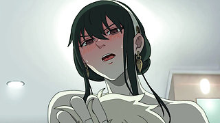 A best main charector yor and loid made for each other having enjoyment