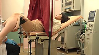 Young wife being treated for creampie by an obstetrician and gynecologist -