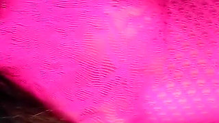 Johntronx - Sexy Thai Babe in Pink Fishnet Lingerie Sucks and Fucks My Cock