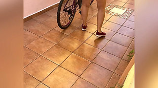 I had sex with my neighbor. After she stood up she caught me looking at her