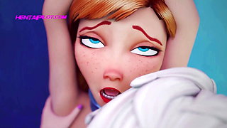 Elsa And Anna Frozen BDSM - 3D Animation Parody