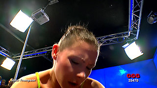 Ggg John Thompson - Cum Fountain Ends Her Gagging Show