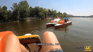 Hunt4k. pickup artist penetrates beautiful Sofia Lee making boyfriend linger bored