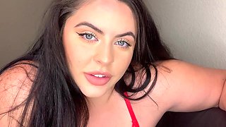 Curvy glamour MILF hot solo