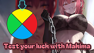 Makima's sex roulette decides how far you can go (Gambling JOI)