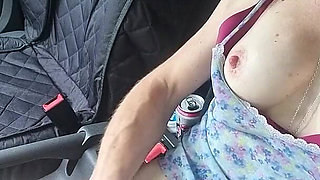 Public Agent: Feeling Horny, Had a Risky Little Play to Make Myself Squirt in the Car