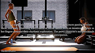 Masturbating Chun li in the Gym needs to be accompanied by an old pervy dick, by RaizenStudio 3d Hentai Animation Scene.